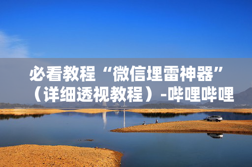 必看教程“微信埋雷神器”（详细透视教程）-哔哩哔哩