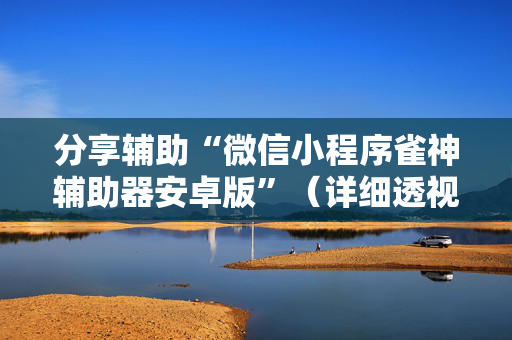 分享辅助“微信小程序雀神辅助器安卓版”（详细透视教程）-哔哩哔哩