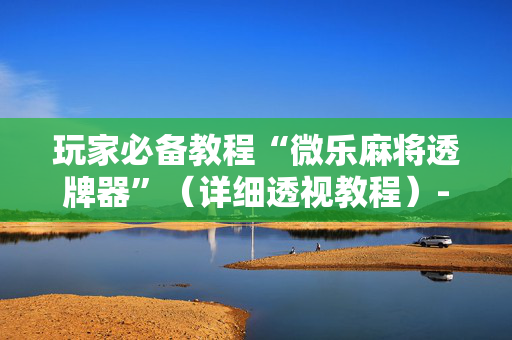 玩家必备教程“微乐麻将透牌器”（详细透视教程）-哔哩哔哩