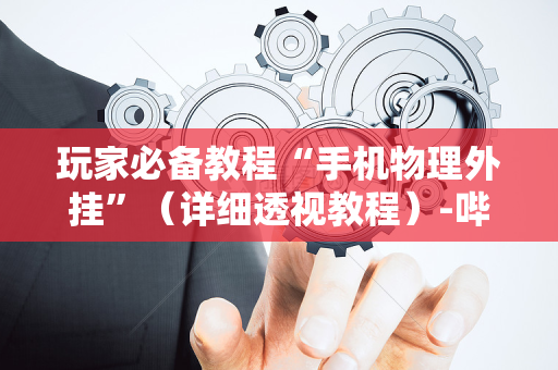 玩家必备教程“手机物理外挂”（详细透视教程）-哔哩哔哩