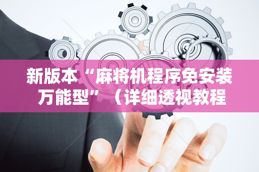 新版本“麻将机程序免安装 万能型”（详细透视教程）-哔哩哔哩