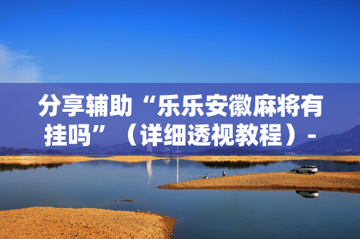 分享辅助“乐乐安徽麻将有挂吗”（详细透视教程）-哔哩哔哩