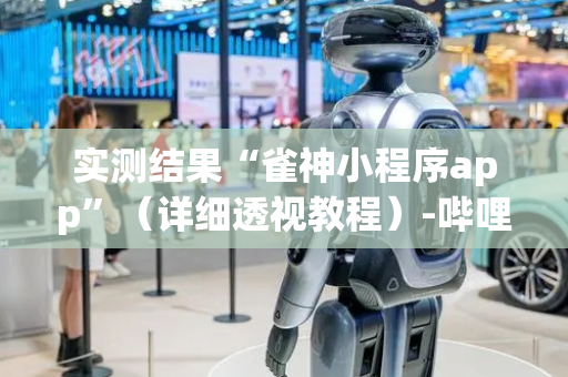 实测结果“雀神小程序app”（详细透视教程）-哔哩哔哩