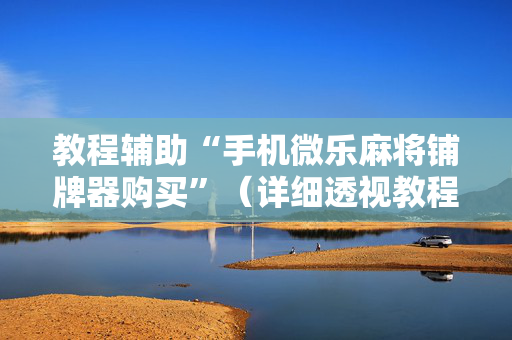 教程辅助“手机微乐麻将铺牌器购买”（详细透视教程）-哔哩哔哩