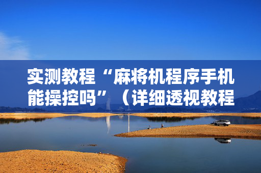 实测教程“麻将机程序手机能操控吗”（详细透视教程）-哔哩哔哩