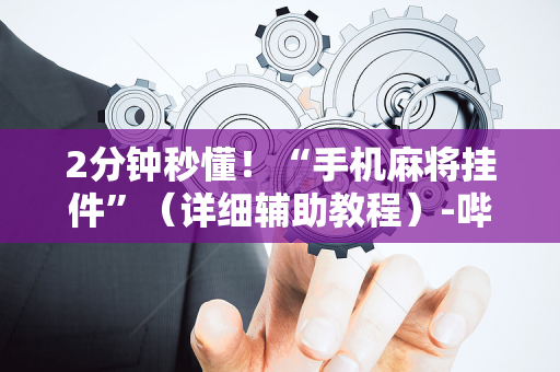 2分钟秒懂！“手机麻将挂件”（详细辅助教程）-哔哩哔哩