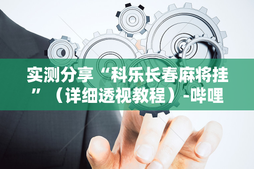 实测分享“科乐长春麻将挂”（详细透视教程）-哔哩哔哩