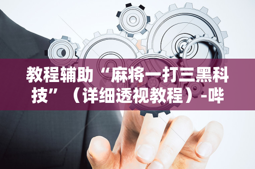教程辅助“麻将一打三黑科技”（详细透视教程）-哔哩哔哩