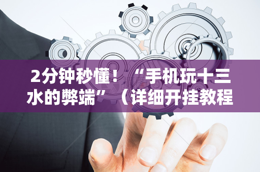 2分钟秒懂！“手机玩十三水的弊端”（详细开挂教程）-哔哩哔哩