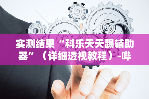 实测结果“科乐天天踢辅助器”（详细透视教程）-哔哩哔哩