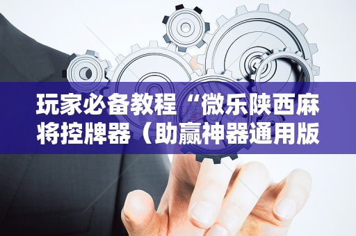 玩家必备教程“微乐陕西麻将控牌器（助赢神器通用版）