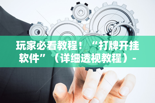 玩家必看教程！“打牌开挂软件”（详细透视教程）-哔哩哔哩