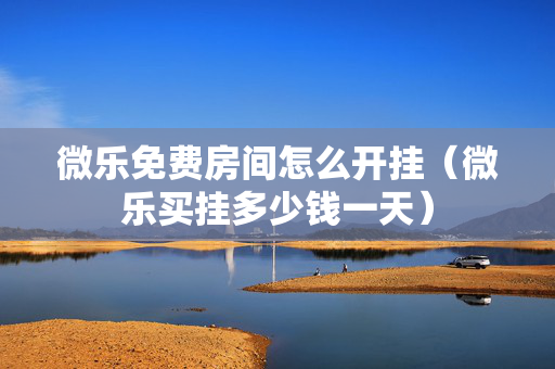 微乐免费房间怎么开挂（微乐买挂多少钱一天）