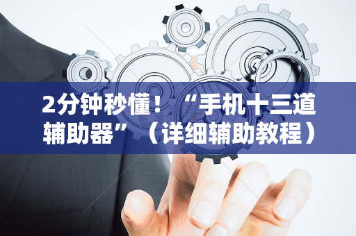 2分钟秒懂！“手机十三道辅助器”（详细辅助教程）-哔哩哔哩