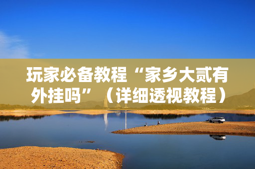 玩家必备教程“家乡大贰有外挂吗”（详细透视教程）-哔哩哔哩