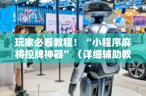 玩家必看教程！“小程序麻将控牌神器”（详细辅助教程）-哔哩哔哩