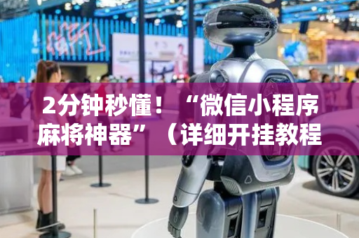 2分钟秒懂！“微信小程序麻将神器”（详细开挂教程）-哔哩哔哩
