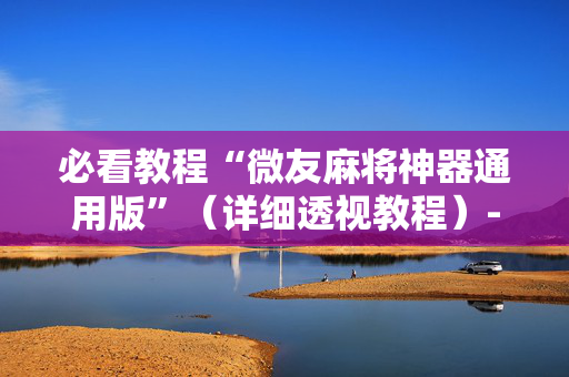 必看教程“微友麻将神器通用版”（详细透视教程）-哔哩哔哩