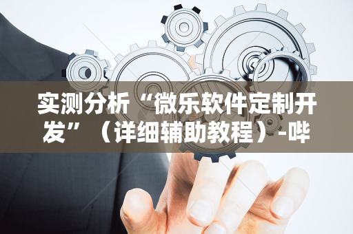 实测分析“微乐软件定制开发”（详细辅助教程）-哔哩哔哩