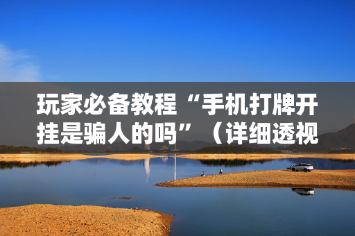 玩家必备教程“手机打牌开挂是骗人的吗”（详细透视教程）-哔哩哔哩