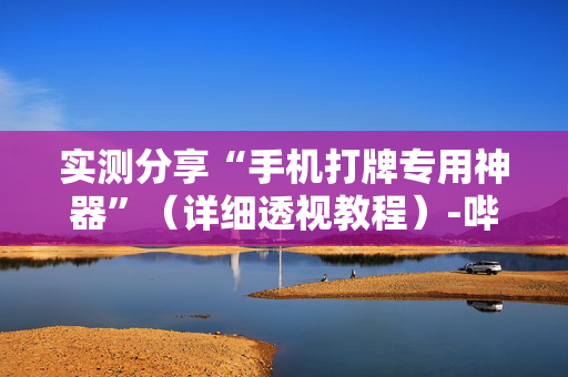 实测分享“手机打牌专用神器”（详细透视教程）-哔哩哔哩