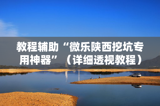 教程辅助“微乐陕西挖坑专用神器”（详细透视教程）-哔哩哔哩