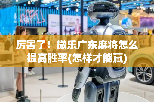 厉害了！微乐广东麻将怎么提高胜率(怎样才能赢)
