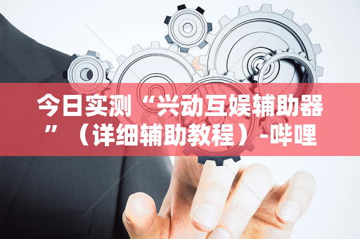 今日实测“兴动互娱辅助器”（详细辅助教程）-哔哩哔哩