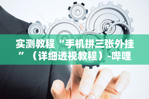 实测教程“手机拼三张外挂”（详细透视教程）-哔哩哔哩