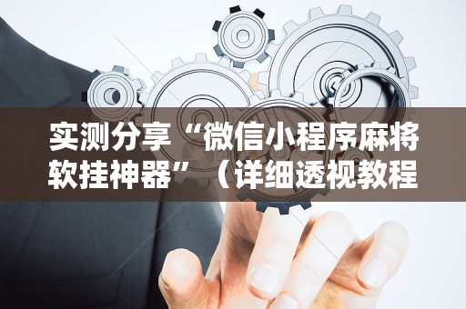 实测分享“微信小程序麻将软挂神器”（详细透视教程）-哔哩哔哩