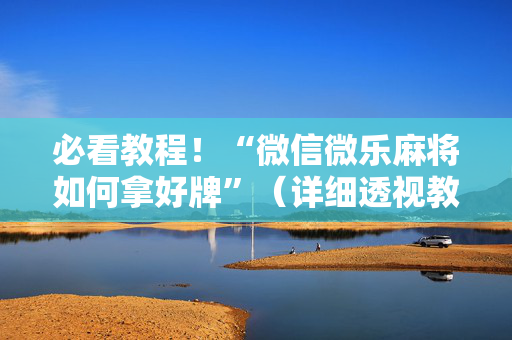 必看教程！“微信微乐麻将如何拿好牌”（详细透视教程）-哔哩哔哩