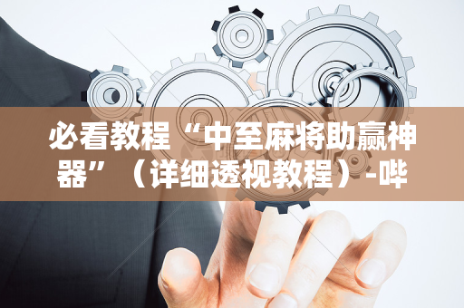 必看教程“中至麻将助赢神器”（详细透视教程）-哔哩哔哩