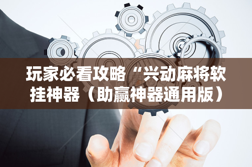 玩家必看攻略“兴动麻将软挂神器（助赢神器通用版）