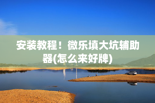 安装教程！微乐填大坑辅助器(怎么来好牌)