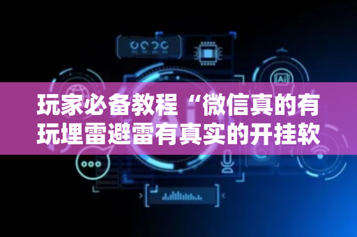 玩家必备教程“微信真的有玩埋雷避雷有真实的开挂软件”（详细透视教程）-哔哩哔哩