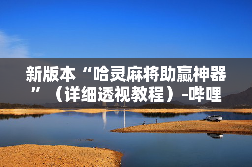 新版本“哈灵麻将助赢神器”（详细透视教程）-哔哩哔哩