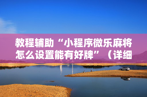 教程辅助“小程序微乐麻将怎么设置能有好牌”（详细透视教程）-哔哩哔哩