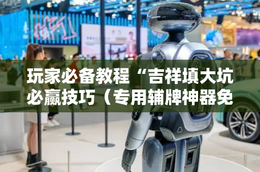 玩家必备教程“吉祥填大坑必赢技巧（专用辅牌神器免安装）