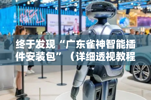 终于发现“广东雀神智能插件安装包”（详细透视教程）-哔哩哔哩