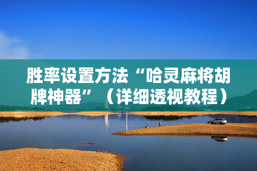 胜率设置方法“哈灵麻将胡牌神器”（详细透视教程）-哔哩哔哩