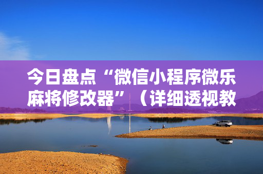 今日盘点“微信小程序微乐麻将修改器”（详细透视教程）-哔哩哔哩
