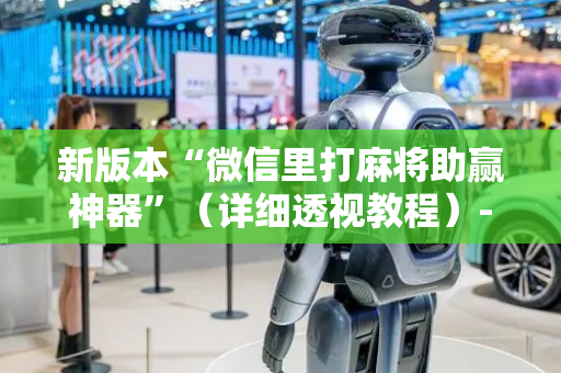 新版本“微信里打麻将助赢神器”（详细透视教程）-哔哩哔哩