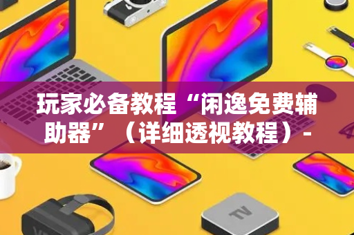 玩家必备教程“闲逸免费辅助器”（详细透视教程）-哔哩哔哩
