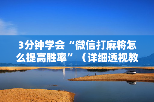 3分钟学会“微信打麻将怎么提高胜率”（详细透视教程）-哔哩哔哩