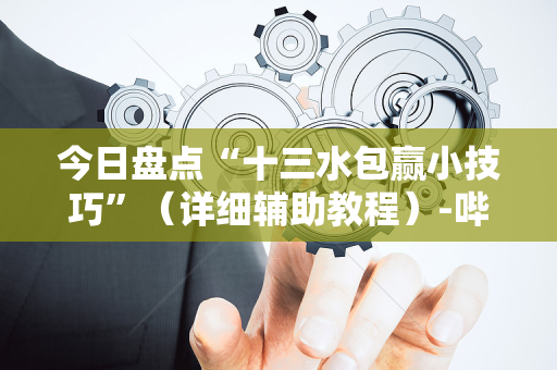 今日盘点“十三水包赢小技巧”（详细辅助教程）-哔哩哔哩