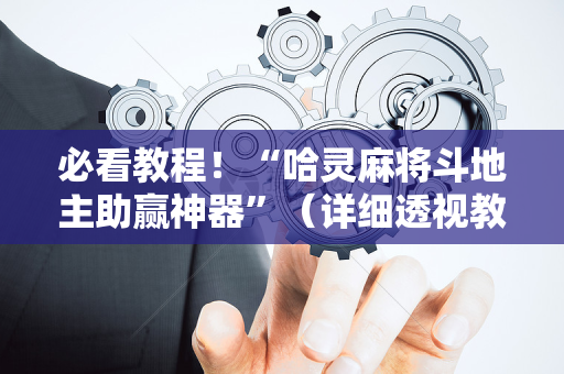 必看教程！“哈灵麻将斗地主助赢神器”（详细透视教程）-哔哩哔哩