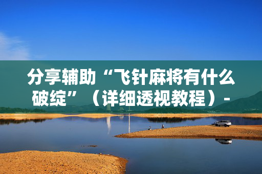 分享辅助“飞针麻将有什么破绽”（详细透视教程）-哔哩哔哩