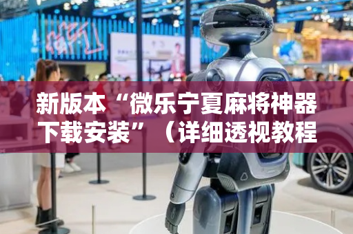 新版本“微乐宁夏麻将神器下载安装”（详细透视教程）-哔哩哔哩