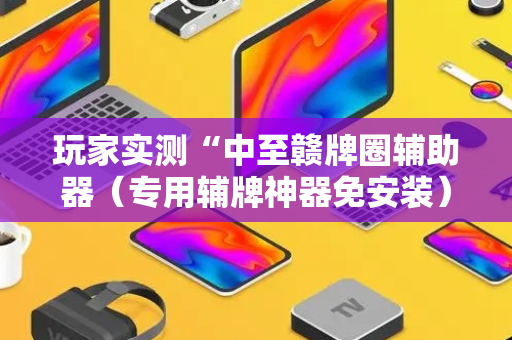 玩家实测“中至赣牌圈辅助器（专用辅牌神器免安装）