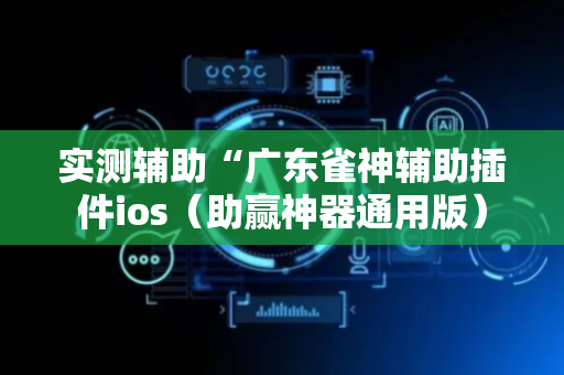 实测辅助“广东雀神辅助插件ios（助赢神器通用版）